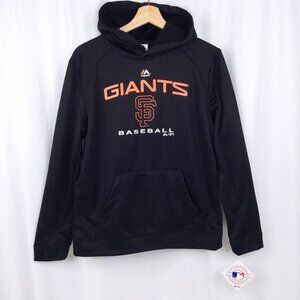 NWT Majestic MLB San Francisco Giants Hoodie Sweatshirt Youth Size Large 14/16